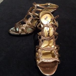 Gold sandals